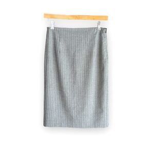 POLECI | Light Gray Chevron Stripe Pencil Skirt (8)
